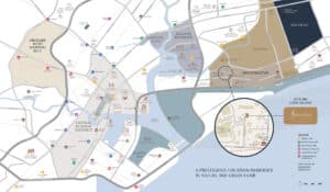 Arina East Residences Location Map